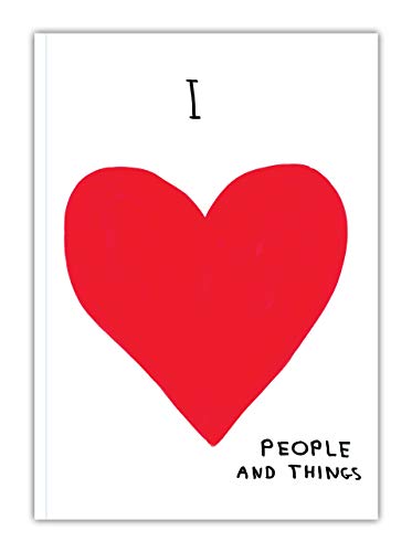 David Shrigley I Love People Notizbuch, liniert, A5, offizielles Lizenzprodukt von Brainbox Candy