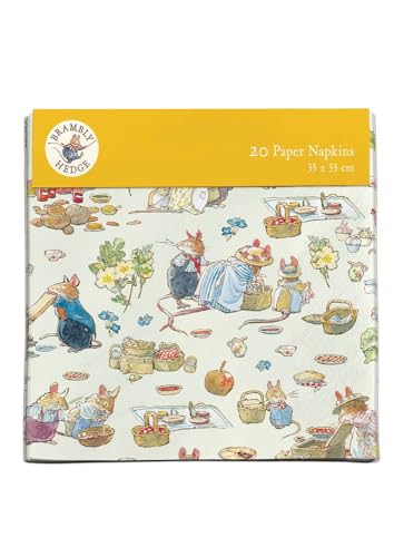 Museums & Galleries – Brambly Hedge – Frühlingspicknick – 20 Papierservietten von Brambly Hedge