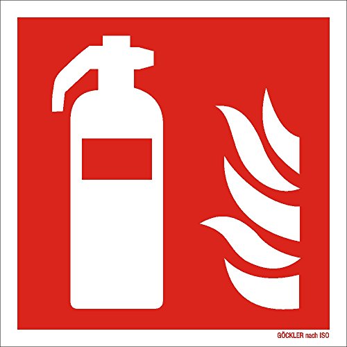 Schild Feuerlöscher-Symbol- Gr.: 50 x 50 mm von Brandengel