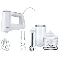 BRAUN MultiMix 3 HM3137WH Handmixer weiß 500 W von Braun