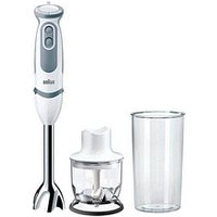 BRAUN MultiQuick 9 MQ5220WH Stabmixer weiß, grau 1.000 W von Braun