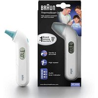 BRAUN ThermoScan 3 Fieberthermometer weiß von Braun