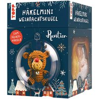 Häkelset "Häkelmini-Weihnachtskugel" - Rentier von Braun