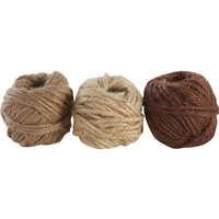 Jutekordel-Set "Earthy Colors" von Braun