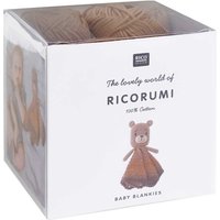 Rico Design Ricorumi Häkelset "Baby Blankies" - Teddy von Braun