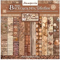 Scrapbook-Block "Coffee and Chocolate - Backgrounds" von Stamperia