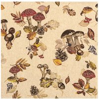 Serviette "Waldpilze Natur" von HOME FASHION