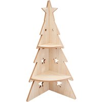 VBS Ecketagere "Weihnachtsbaum Pyramide" von Braun