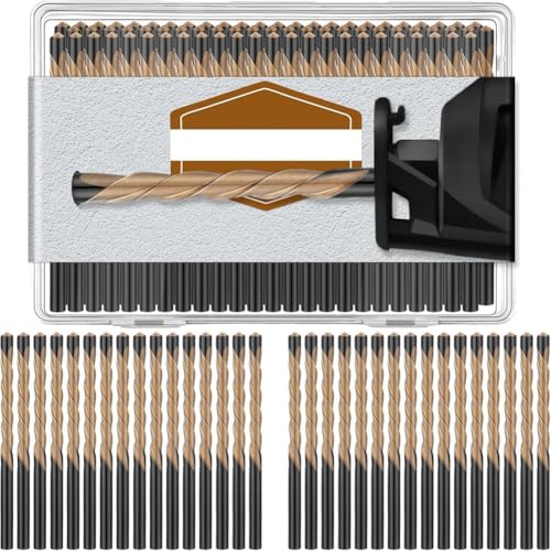 Breeshy 100-Teilige Trockenbaubohrer, Pilot Point-Schneidbohrer, Durchmesser Trockenbau-Fräser, Trockenbau-Werkzeuge für Spiralsäge von Breeshy