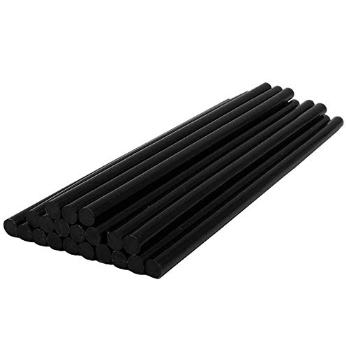 Breeshy 20Pcs Schwarz Hot Melt Stick HochtemperaturbestäNdiger Superviskoser Umweltschutzbanddurchmesser 1,1 Cm von Breeshy