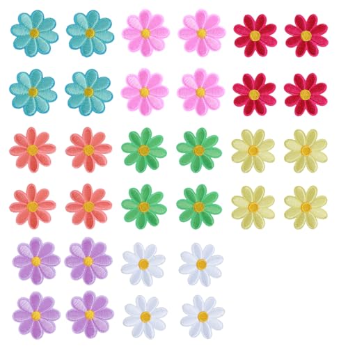 32 Stück Flicken Zum Aufbügeln Kinder Aufbügelbilder Patches Zum Aufbügeln, Blume Bügelbild, Süßer Bügelsticker, Bestickte Aufnäher, Gänseblümchen Aufnäher, Bügelbilder Für Textilien Für Hut Jeans Diy 32 Stück Flicken Zum Aufbügeln Kinder Aufbügelbilder Patches Zum Aufbügeln, Blume Bügelbild, Süßer Bügelsticker, Bestickte Aufnäher, Gänseblümchen Aufnäher, Bügelbilder Für Textilien Für Hut Jeans Diy von Bremorou