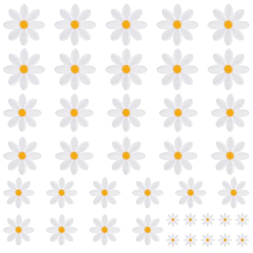 40 Stück Patches Zum Aufbügeln Flicken Blumen Aufnäher Bügelflicken Gänseblümchen Aufbügel Bestickte Weiß Bügelbilder Aufbügelbilder Applikation Bügelaufkleber Kleidung für Rucksäcke Hüte Kostüm 40 Stück Patches Zum Aufbügeln Flicken Blumen Aufnäher Bügelflicken Gänseblümchen Aufbügel Bestickte Weiß Bügelbilder Aufbügelbilder Applikation Bügelaufkleber Kleidung für Rucksäcke Hüte Kostüm von Bremorou