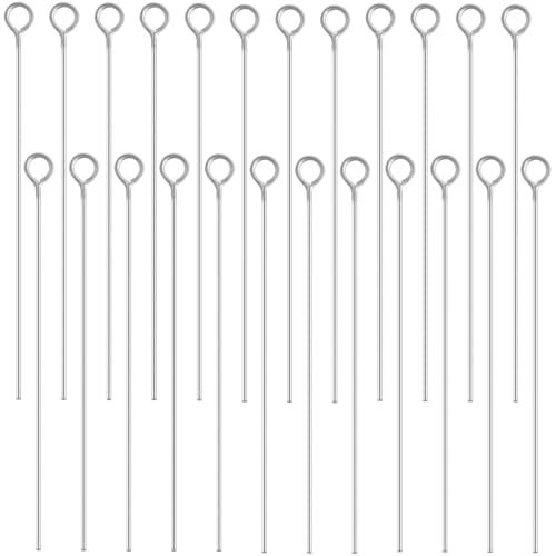 400 Stück Kettelstifte Edelstahl Nietstifte Silber Kettelstifte Stecknadeln Kopfstifte Nietstifte mit Öse Kugelkopfstifte für Ohrring Anhänger schmuckherstellung 400 Stück Kettelstifte Edelstahl Nietstifte Silber Kettelstifte Stecknadeln Kopfstifte Nietstifte mit Öse Kugelkopfstifte für Ohrring Anhänger schmuckherstellung von Bremorou