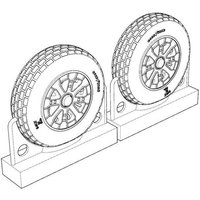 F4U Corsair Block Thread Wheels set von Brengun