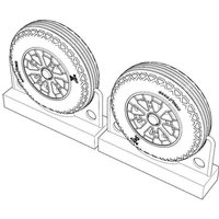 F4U Corsair Ribbed-Diamond Thread Wheels set von Brengun