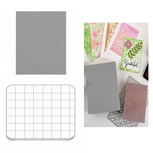 2 Stück Stempelschaum mit 1 Stempelblock-Set Scrapbooking Wiederverwendbare formbare Schaumstoffblöcke für DIY Scrapbooking Werkzeug Handwerk Prägung Kartenherstellung weicher Wärmestempel von Briartw