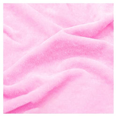 BrightGlow Samtstoff Stoff Meterware Stoffe zum Nähen Dekostoff Stretch-Samtstoff Weich Pannesamt Stoff Vorhangstoff Elegant Möbelstoff Samt Stoff für Kleidungsdekoration MöBel Rosa 100 X 160CM von BrightGlow