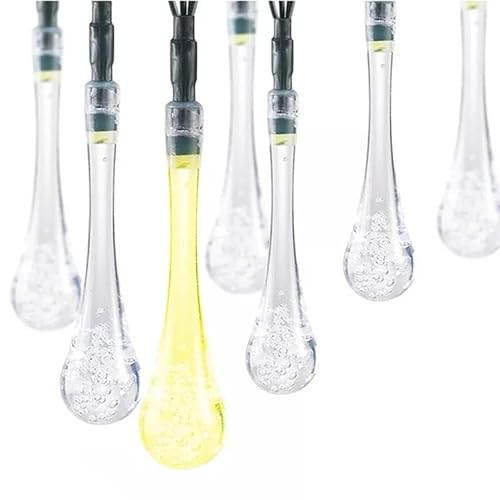 Brightium Niedervolt-LED-Lichterkette, 10 m, Regentropfen-Effekt, warmweiß, ideal für Innen- und Außendekoration. Brightium Niedervolt-LED-Lichterkette, 10 m, Regentropfen-Effekt, warmweiß, ideal für Innen- und Außendekoration. von Brightium