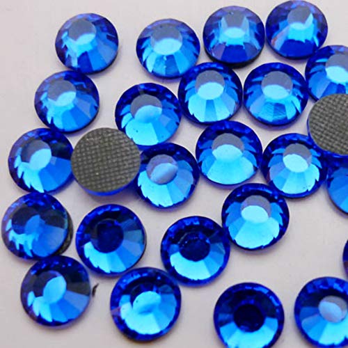 BrillaBenny 300 Strasssteine Sapphire Blue Hotfix Rhinestone Hot Fix Saphir Blue Royal (SS20 / 5 mm) von BrillaBenny