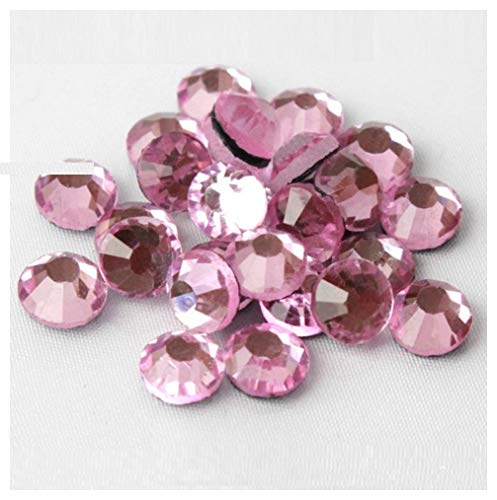 BrillaBenny 1400 Strasssteine Light Rose Hellrosa Pink DmC Qualität Hotfix Rhinestone Crystal (SS20/5mm) von Brillabenny