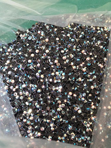 Brillabenny 1000 Strass 2 mm AB Aurora Borealis Fusible Hotfix SS6 Kleine Koreani Gewebe und Nail Art Rhinestone AB Crystal von Brillabenny