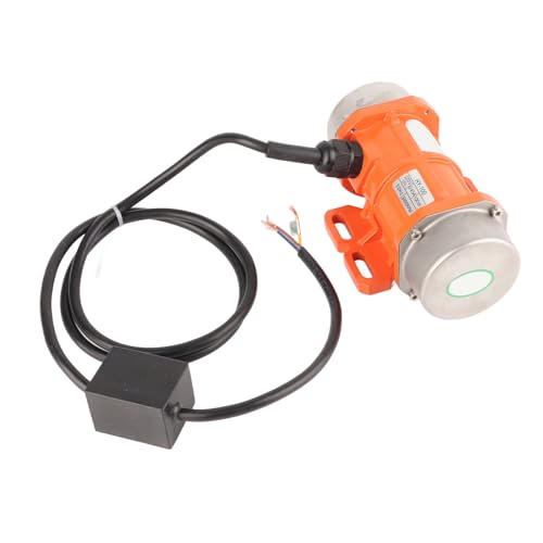 Vibrationsmotor, 220 V elektrischer Betonrüttlermotor, einphasig, IP66 wasserdicht, 3000 U/min, Asynchronmotor, Gehäuse aus Aluminiumlegierung (100W) von Brilluxa