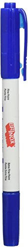 Brinox B42120C Permanentmarker mit zwei Spitzen, Blau von Brinox