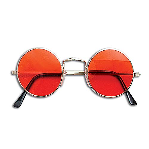 Bristol Novelty BA222 John, orange Lennon Brille, Multicoloured von Bristol Novelty