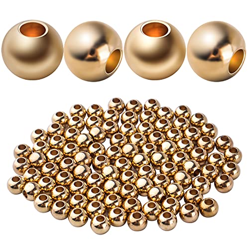 100 Stück goldene runde Abstandshalter Perlen Messing Perlen Abstandshalter Kugelperlen glatte Perlen lose Abstandshalter Perlen Rondelle Perlen für DIY Armband Halskette Schmuck Herstellung und 100 Stück goldene runde Abstandshalter Perlen Messing Perlen Abstandshalter Kugelperlen glatte Perlen lose Abstandshalter Perlen Rondelle Perlen für DIY Armband Halskette Schmuck Herstellung und von BronaGrand