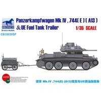 Panzerkampfwagen Mk.IV.744(E)(A13)& UE Trailer von Bronco Models