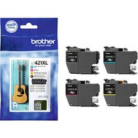 brother LC-421XLVAL  schwarz, cyan, magenta, gelb Druckerpatronen, 4er-Set von Brother