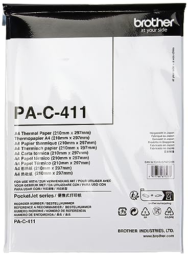 Brother PAC411 Thermopapier A4, Original, 100 Blatt von Brother