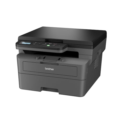 Brother DCP-L2620DW 3-in-1 Monochrom-Laser-Multifunktionsdrucker, 32 ppm, automatischer Duplexdruck, 2-zeiliges LCD-Bedienfeld, USB und 5 GHz WLAN von Brother