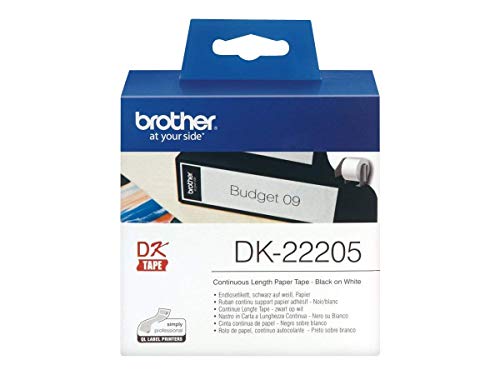 Brother DK-22205 Thermodirektdrucktechnologie Schwarz/Weiß von Brother