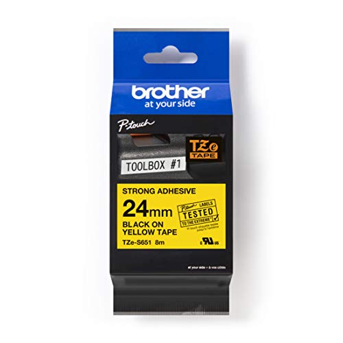 Brother Tze-S651 TZES651 gelb 24 mm von Brother