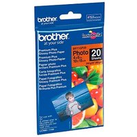 brother Fotopapier BP71GP20 DIN A6 glänzend 260 g/qm 20 Blatt von Brother