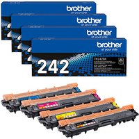 brother TN-242BK/C/M/Y  schwarz, cyan, magenta, gelb Toner, 4er-Set von Brother