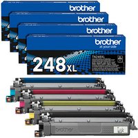 brother TN-248XLBK/C/M/Y  schwarz, cyan, magenta, gelb Toner, 4er-Set von Brother