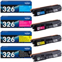 brother TN-326BK/C/M/Y  schwarz, cyan, magenta, gelb Toner, 4er-Set von Brother