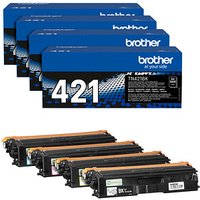 brother TN-421BK/C/M/Y  schwarz, cyan, magenta, gelb Toner, 4er-Set von Brother