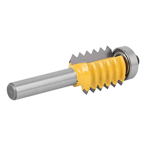 8-Schaft-Holzfräser, Schienenholm-Fräser, L e für CNC, Automatische Oberfräsen, Tischmontierte Oberfräsenklinge, Materialstärke (Vielzahn-Einsteck- und Zapfenmesser 8X24) von Brrnoo