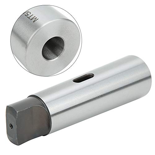 Bohrbitadapter, Stahlverjüngung Bohrhülle Reduktionsadapter Taper Reducing Adapter MT5 auf MT2 Bohrhülle Silber mit Hoher Härte Verschleißfestigkeit von Brrnoo