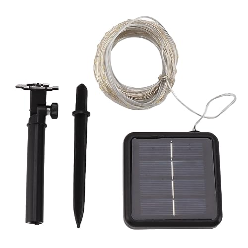 Brrnoo 100 LED Solar Lichterkette, Solar Lichterkette für Draußen, Wasserdichte Schöne Romantische Weihnachtsbeleuchtung, Solar Lichterkette für Baumschienen Terrassenpool von Brrnoo