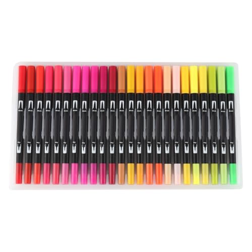 Brrnoo Marker-Set, 24 Farben (72er-Pack) von Brrnoo