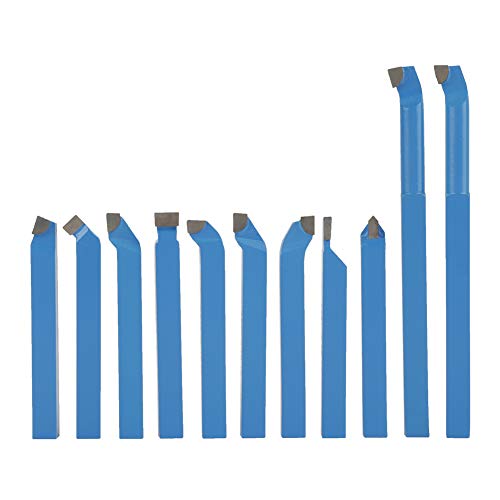 Hohe Härte Starker Verschleißfestigkeit Langlebige Lebensdurchdrückungstromwerkzeuge 11 PCs Set Carbid -Schnittgeschwindigkeit Schnitt mit Quadratischem Griff Lang Kurzes Werkzeug von Brrnoo