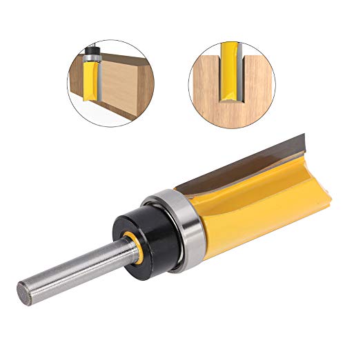 Router -Bits 1/4 Schaft, Flush -Trimm -Router Bit 1/4in Schaft Holzbearbeitung von Brrnoo