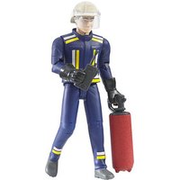 bruder 60100 Feuerwehrmann mit Zubehör Spielfigur von Bruder