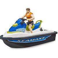 bruder 63151 bworld Personal Water Craft mit Fahrer 63151 Spielzeugboot von Bruder