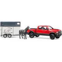 bruder RAM 2500 Power Wagon mit Pferdeanhänger und Pferd 2501 Spielzeugauto von Bruder