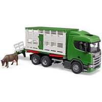 bruder Scania Super 560R Tiertransport-LKW 03548 Spielzeugauto von Bruder